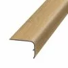 Antique Gold 1.32 in. Thick x 1.88 in. Wide x 78.7 in. Length Vinyl Stair Nose Molding by PERFORMANCE ACCESSORIES