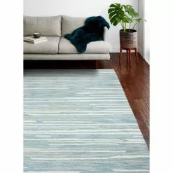 Greenwich Aqua 4 ft. x 6 ft. (3'9" x 5'9") Geometric Contemporary Accent Rug by BASHIAN -BASHIAN Shop aqua bashian area rugs 649652259277 31 1000