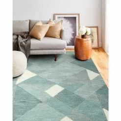 Greenwich Aqua 9 ft. x 12 ft. (8'6" x 11'6") Abstract Contemporary Area Rug by BASHIAN 11 Greenwich Aqua 9 ft. x 12 ft. (8'6" x 11'6") Abstract Contemporary Area Rug by BASHIAN -BASHIAN Shop aqua bashian area rugs 649652287584 31 1000