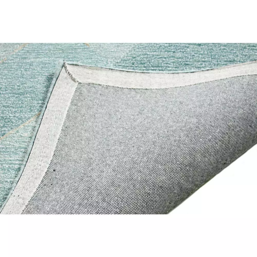 Greenwich Aqua 9 ft. x 12 ft. (8'6" x 11'6") Abstract Contemporary Area Rug by BASHIAN 3 Greenwich Aqua 9 ft. x 12 ft. (8'6" x 11'6") Abstract Contemporary Area Rug by BASHIAN - Image 3