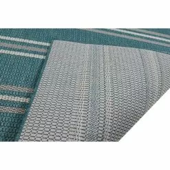 Lanai Aqua 3 ft. x 8 ft. Geometric Transitional Indoor/Outdoor Runner Rug by BASHIAN 8 Lanai Aqua 3 ft. x 8 ft. Geometric Transitional Indoor/Outdoor Runner Rug by BASHIAN -BASHIAN Shop aqua bashian area rugs 649652310596 4f 1000