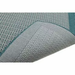 Lanai Aqua 3 ft. x 8 ft. Geometric Transitional Indoor/Outdoor Runner Rug by BASHIAN -BASHIAN Shop aqua bashian area rugs 649652310602 4f 1000