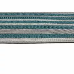 Lanai Aqua 4 ft. x 6 ft. Geometric Transitional Indoor/Outdoor Accent Rug by BASHIAN -BASHIAN Shop aqua bashian area rugs 649652310640 44 1000