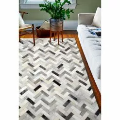 Santa Fe Ash 9 ft. x 12 ft. Chevron Contemporary Area Rug by BASHIAN 11 Santa Fe Ash 9 ft. x 12 ft. Chevron Contemporary Area Rug by BASHIAN -BASHIAN Shop ash bashian area rugs 649652117751 31 1000