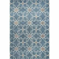 Chelsea Azure 9 ft. x 12 ft. (8'6" x 11'6") Moroccan Contemporary Area Rug by BASHIAN