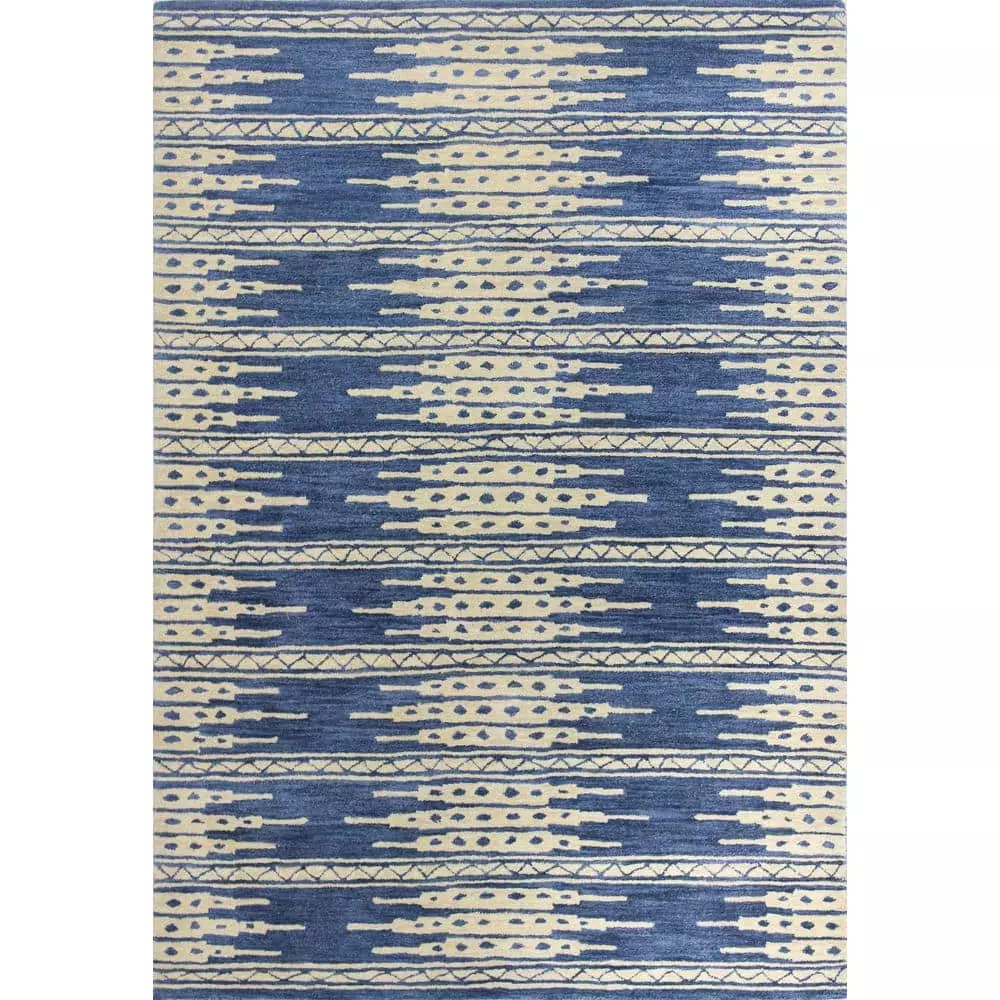 Chelsea Azure 8 ft. x 10 ft. (7'6" x 9'6") Geometric Contemporary Area Rug by BASHIAN 1 Chelsea Azure 8 ft. x 10 ft. (7'6" x 9'6") Geometric Contemporary Area Rug by BASHIAN