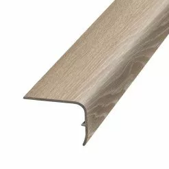Bisque 1.32 in. Thick x 1.88 in. Wide x 78.7 in. Length Vinyl Stair Nose Molding by PERFORMANCE ACCESSORIES