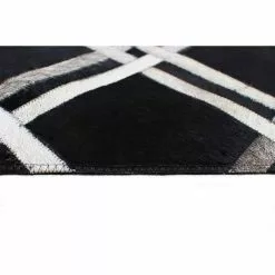 Santa Fe Black 4 ft. x 6 ft. Geometric Contemporary Accent Rug by BASHIAN -BASHIAN Shop black bashian area rugs 649652309637 44 1000