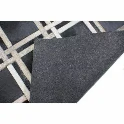 Santa Fe Black 4 ft. x 6 ft. Geometric Contemporary Accent Rug by BASHIAN -BASHIAN Shop black bashian area rugs 649652309637 4f 1000