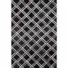 Santa Fe Black 4 ft. x 6 ft. Geometric Contemporary Accent Rug by BASHIAN