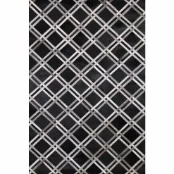 Santa Fe Black 4 ft. x 6 ft. Geometric Contemporary Accent Rug by BASHIAN