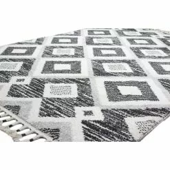 Navajo Black/Ivory 4 ft. x 6 ft. (3'6" x 5'6") Geometric Contemporary Accent Rug by BASHIAN 7 Navajo Black/Ivory 4 ft. x 6 ft. (3'6" x 5'6") Geometric Contemporary Accent Rug by BASHIAN -BASHIAN Shop black ivory bashian area rugs 649652296067 31 1000