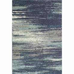Everek Blue 10 ft. x 14 ft. (9'6" x 13'6") Abstract Contemporary Area Rug by BASHIAN