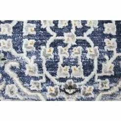 Sevilla Blue 4 ft. x 6 ft. (3 ft. 6 in. x 5 ft. 6 in.) Floral Transitional Accent Area Rug by BASHIAN -BASHIAN Shop blue bashian area rugs 649652304830 4f 1000