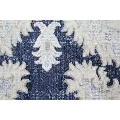 Sevilla Blue 4 ft. x 6 ft. (3 ft. 6 in. x 5 ft. 6 in.) Floral Transitional Accent Area Rug by BASHIAN -BASHIAN Shop blue bashian area rugs 649652304847 4f 1000
