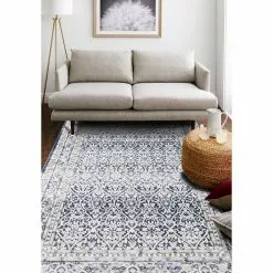 Sevilla Blue 8 ft. 6 in. x 11 ft. 6 in. Floral Transitional Area Rug by BASHIAN -BASHIAN Shop blue bashian area rugs 649652304946 31 1000