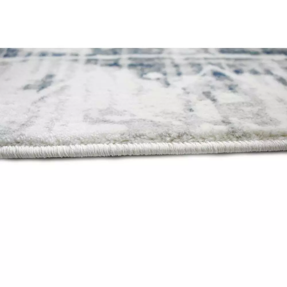 Cambridge Blue/Beige 3 ft. x 8 ft. (2'6" x 8') Geometric Transitional Runner by BASHIAN 5 Cambridge Blue/Beige 3 ft. x 8 ft. (2'6" x 8') Geometric Transitional Runner by BASHIAN - Image 5