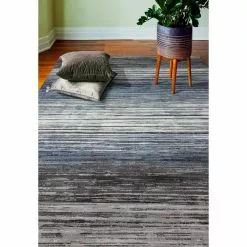 Cambridge Blue/Beige 9 ft. x 12 ft. (8'6" x 11'6") Striped Contemporary Area Rug by BASHIAN -BASHIAN Shop blue beige bashian area rugs 649652306032 31 1000