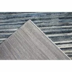 Cambridge Blue/Beige 9 ft. x 12 ft. (8'6" x 11'6") Striped Contemporary Area Rug by BASHIAN -BASHIAN Shop blue beige bashian area rugs 649652306032 c3 1000