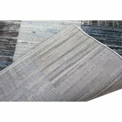 Cambridge Blue/Beige 9 ft. x 12 ft. (8'6" x 11'6") Striped Contemporary Area Rug by BASHIAN -BASHIAN Shop blue beige bashian area rugs 649652306049 c3 1000