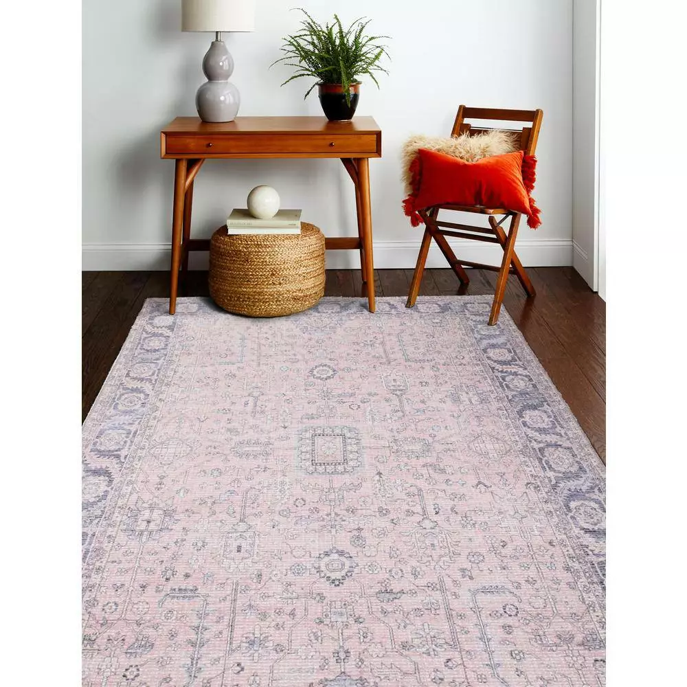 Impressions Blush 10 ft. x 13 ft. Geometric Transitional Area Rug by BASHIAN 6 Impressions Blush 10 ft. x 13 ft. Geometric Transitional Area Rug by BASHIAN - Image 6