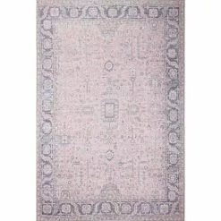 Impressions Blush 10 ft. x 13 ft. Geometric Transitional Area Rug by BASHIAN