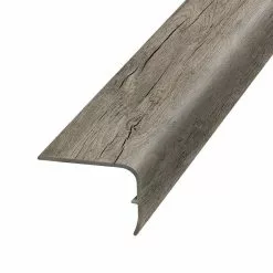 Boulder 1.32 in. T x 1.88 in. W x 78.7 in. L Vinyl Stair Nose Molding by PERFORMANCE ACCESSORIES