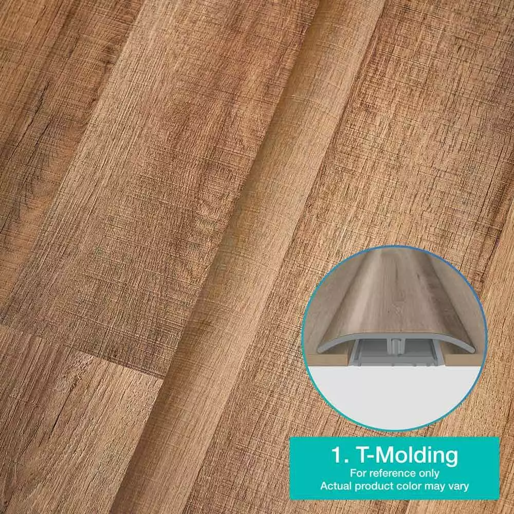 Brass 0.31 in. T x 2 in. W x 78.7 in. L Vinyl 4-in-1 Molding by PERFORMANCE ACCESSORIES 2 Brass 0.31 in. T x 2 in. W x 78.7 in. L Vinyl 4-in-1 Molding by PERFORMANCE ACCESSORIES - Image 2