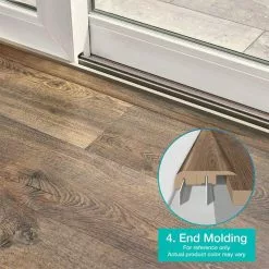 Brick 0.75 in. T x 2.37 in. W x 78.7 in. L Laminate 4-in-1 Molding by PERFORMANCE ACCESSORIES -BASHIAN Shop brick performance accessories laminate trim m4in1 05367 66 1000