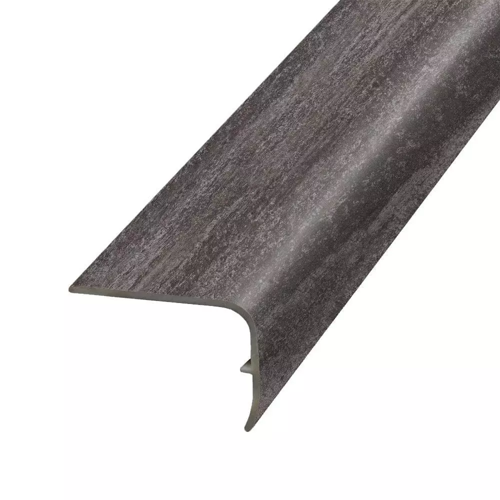 Carbon 1.32 in. Thick x 1.88 in. Wide x 78.7 in. Length Vinyl Stair Nose Molding by PERFORMANCE ACCESSORIES 1 Carbon 1.32 in. Thick x 1.88 in. Wide x 78.7 in. Length Vinyl Stair Nose Molding by PERFORMANCE ACCESSORIES