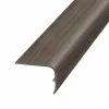 Charcoal 1.32 in. Thick x 1.88 in. Wide x 78.7 in. Length Vinyl Stair Nose Molding by PERFORMANCE ACCESSORIES
