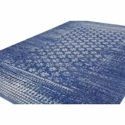 Everek Dk. Blue 10 ft. x 14 ft. (9'6" x 13'6") Geometric Transitional Area Rug by BASHIAN -BASHIAN Shop dk blue bashian area rugs 649652296746 31 1000