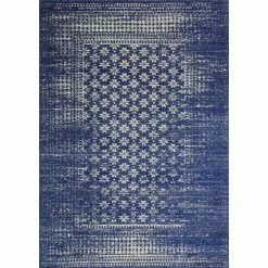 Everek Dk. Blue 10 ft. x 14 ft. (9'6" x 13'6") Geometric Transitional Area Rug by BASHIAN