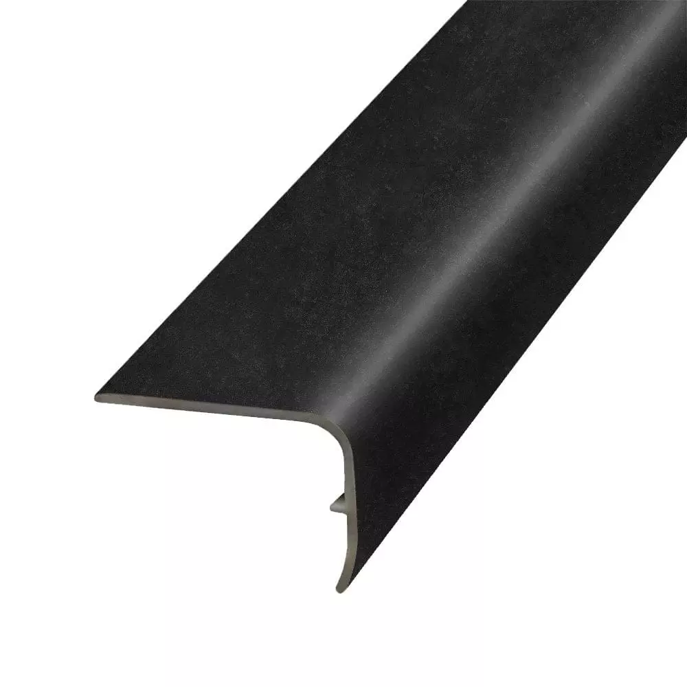 Ebony 1.32 in. T x 1.88 in. W x 78.7 in. L Vinyl Stair Nose Molding by PERFORMANCE ACCESSORIES 1 Ebony 1.32 in. T x 1.88 in. W x 78.7 in. L Vinyl Stair Nose Molding by PERFORMANCE ACCESSORIES