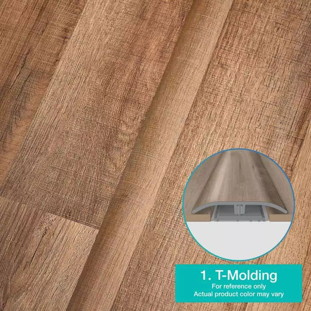 Fieldstone 0.31 in. T x 2 in. W x 78.7 in. L Vinyl 4-in-1 Molding by PERFORMANCE ACCESSORIES 2 Fieldstone 0.31 in. T x 2 in. W x 78.7 in. L Vinyl 4-in-1 Molding by PERFORMANCE ACCESSORIES - Image 2