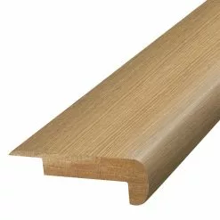 Flax 0.75 in. T x 2.37 in. W x 78.7 in. L Laminate Stair Nose Molding by PERFORMANCE ACCESSORIES