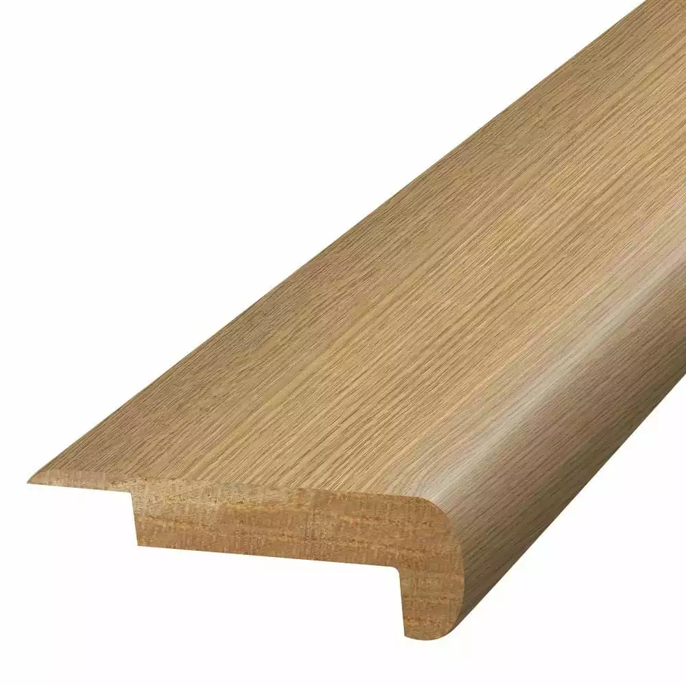 Flax 0.75 in. T x 2.37 in. W x 78.7 in. L Laminate Stair Nose Molding by PERFORMANCE ACCESSORIES 1 Flax 0.75 in. T x 2.37 in. W x 78.7 in. L Laminate Stair Nose Molding by PERFORMANCE ACCESSORIES