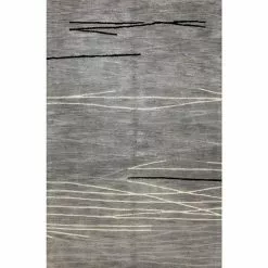 Greenwich Grey 8 ft. x 8 ft. Abstract Contemporary Area Rug by BASHIAN
