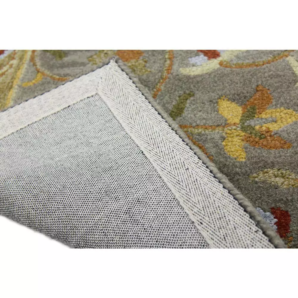 Venezia Grey 8 ft. x 10 ft. (7'6" x 9'6") Floral Transitional Area Rug by BASHIAN 3 Venezia Grey 8 ft. x 10 ft. (7'6" x 9'6") Floral Transitional Area Rug by BASHIAN - Image 3