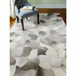 Santa Fe Grey 5 ft. x 8 ft. Abstract Contemporary Area Rug by BASHIAN -BASHIAN Shop grey bashian area rugs 649652105932 31 1000