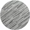 Santa Fe Grey 8 ft. x 8 ft. Striped Contemporary Area Rug by BASHIAN