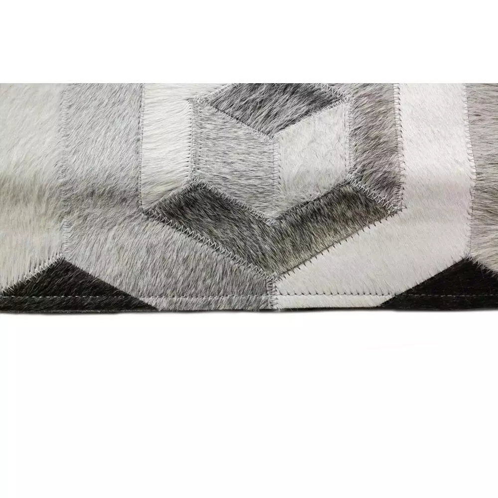 Santa Fe Grey 9 ft. x 12 ft. Geometric Contemporary Area Rug by BASHIAN 5 Santa Fe Grey 9 ft. x 12 ft. Geometric Contemporary Area Rug by BASHIAN - Image 5