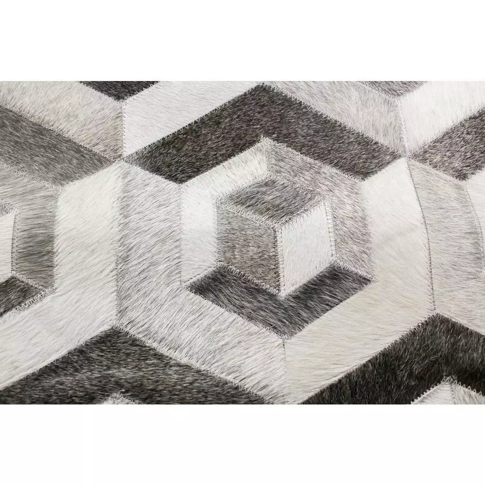 Santa Fe Grey 9 ft. x 12 ft. Geometric Contemporary Area Rug by BASHIAN 4 Santa Fe Grey 9 ft. x 12 ft. Geometric Contemporary Area Rug by BASHIAN - Image 4