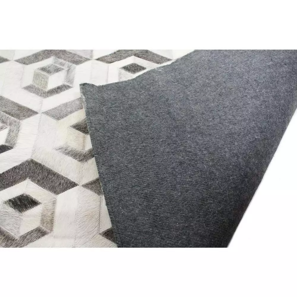 Santa Fe Grey 9 ft. x 12 ft. Geometric Contemporary Area Rug by BASHIAN 3 Santa Fe Grey 9 ft. x 12 ft. Geometric Contemporary Area Rug by BASHIAN - Image 3