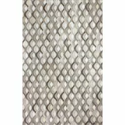 Santa Fe Grey 9 ft. x 12 ft. Geometric Contemporary Area Rug by BASHIAN