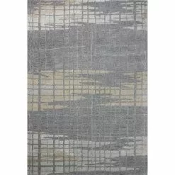Greenwich Grey 3 ft. x 8 ft. (2'6" x 8') Geometric Contemporary Runner Rug by BASHIAN