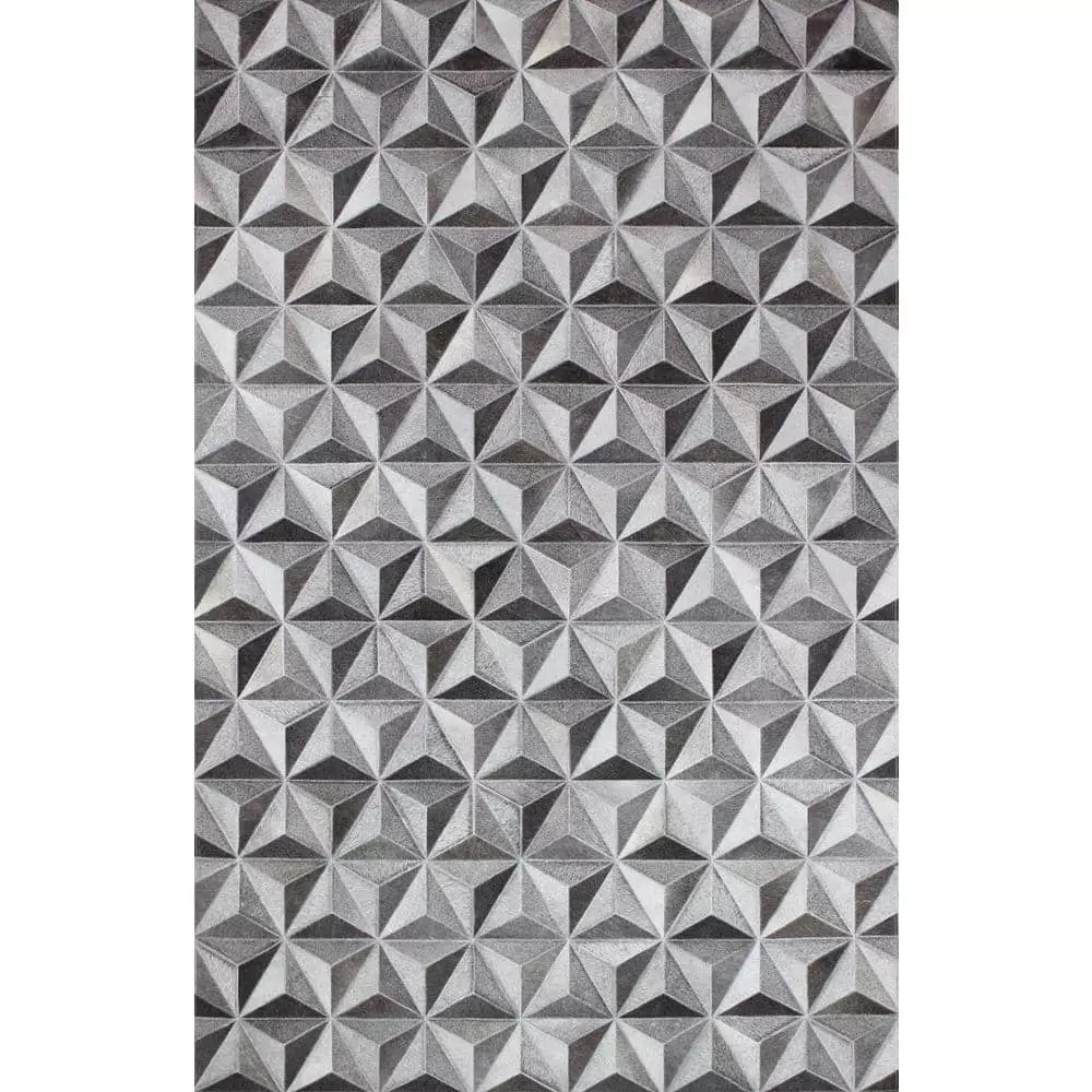 Santa Fe Grey 5 ft. x 8 ft. Geometric Contemporary Area Rug by BASHIAN 1 Santa Fe Grey 5 ft. x 8 ft. Geometric Contemporary Area Rug by BASHIAN