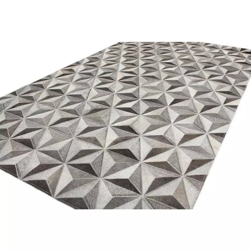 Santa Fe Grey 5 ft. x 8 ft. Geometric Contemporary Area Rug by BASHIAN 2 Santa Fe Grey 5 ft. x 8 ft. Geometric Contemporary Area Rug by BASHIAN - Image 2