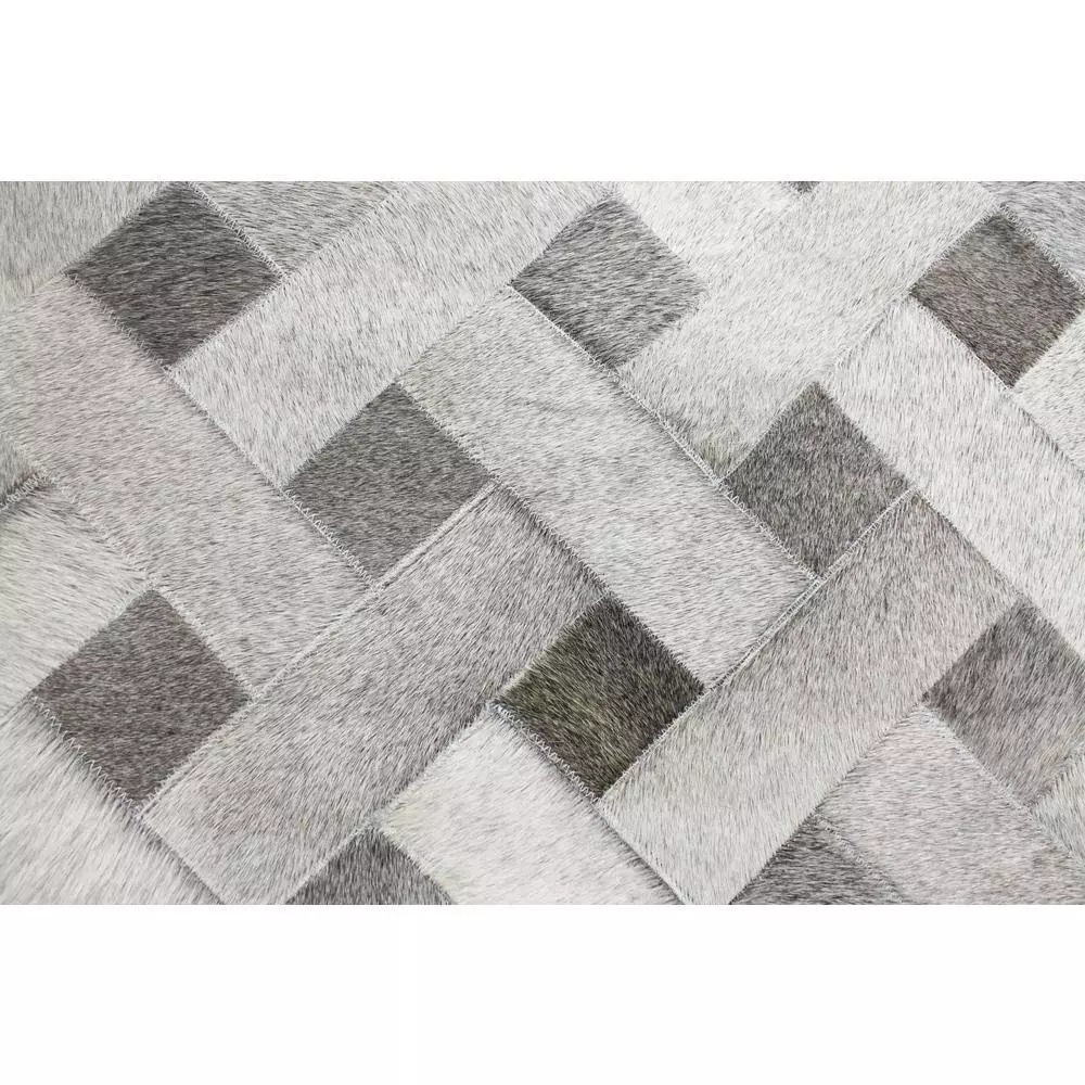 Santa Fe Grey 9 ft. x 12 ft. Geometric Contemporary Area Rug by BASHIAN 4 Santa Fe Grey 9 ft. x 12 ft. Geometric Contemporary Area Rug by BASHIAN - Image 4
