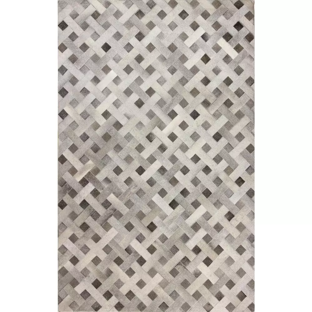 Santa Fe Grey 9 ft. x 12 ft. Geometric Contemporary Area Rug by BASHIAN 1 Santa Fe Grey 9 ft. x 12 ft. Geometric Contemporary Area Rug by BASHIAN
